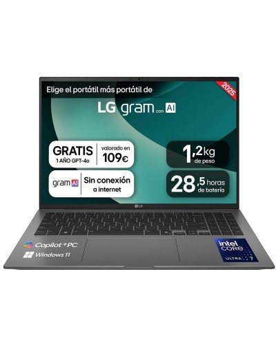 Bärbar dator LG 16Z90TL-G.AU88B 16" 32 GB RAM 1 TB SSD