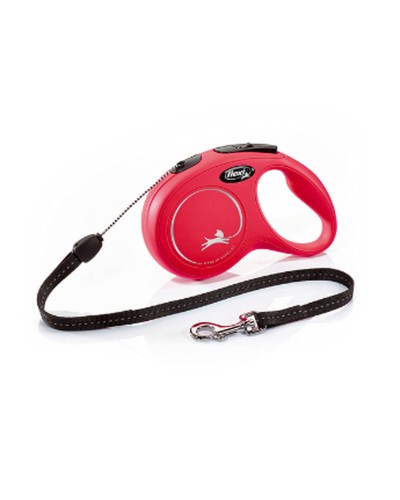 Hondenriem Flexi Classic 8 m Rood S