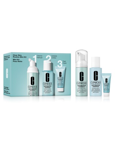 Unisex-Kosmetik-Set Clinique ANTI-BLEMISH SOLUTIONS 3 Stücke