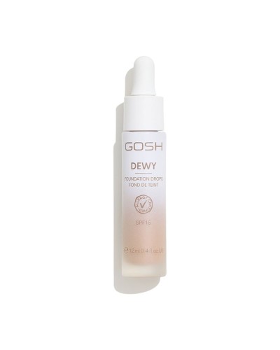 Fluid Makeup Basis Gosh Copenhagen DEWY Nº 008-Tan Spf 15 12 g