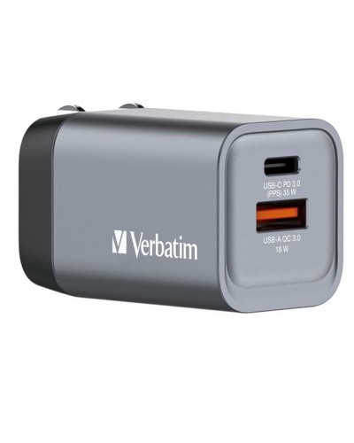 Cargador de Pared Verbatim GNC-35 35 W Gris