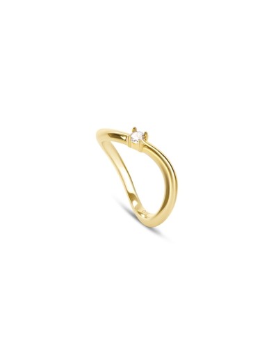 Ladies' Ring One Jewels OJIFR02G-6 Golden 6