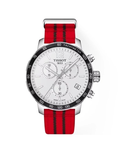 Miesten rannekellot Tissot QUICKSTER NBA CHICAGO BULLS Hopeinen