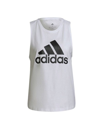 Maillot de Corps sans Manches pour Femme Adidas Bl Tk Blanc