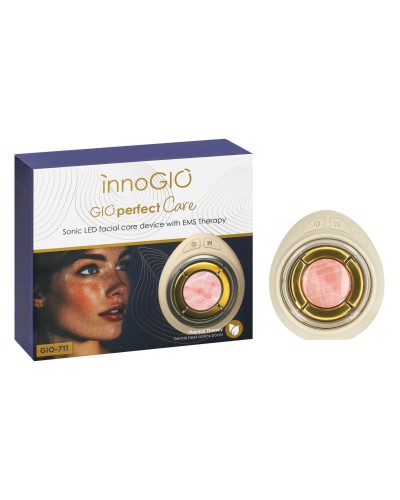 4-in-1 Ultrasone gezichtsreiniger Innogio 711 SONICO LED TERAPIA Gouden