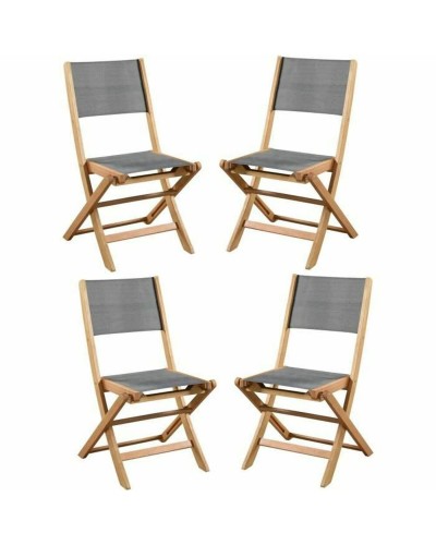 Sodo krėslas Acacia Harmaa 50 x 57 x 90 cm (4 Kappaletta)