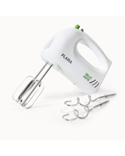 Mixeur/mélangeur de pâte Flama 1405FL Blanc 300 W