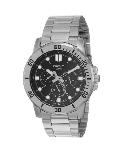 Herrklocka Casio COLLECTION Svart Silvrig (Ø 45 mm)