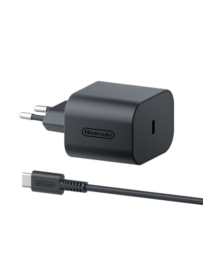 Câble USB Nintendo CARGA N-SWITCH 2 Noir 1,5 m
