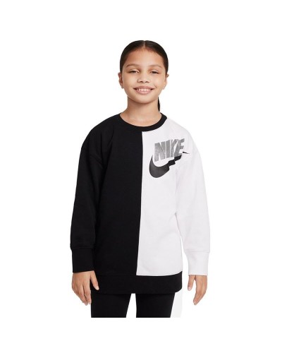 Sweat-shirt sans capuche fille Nike DV0347-010 Noir