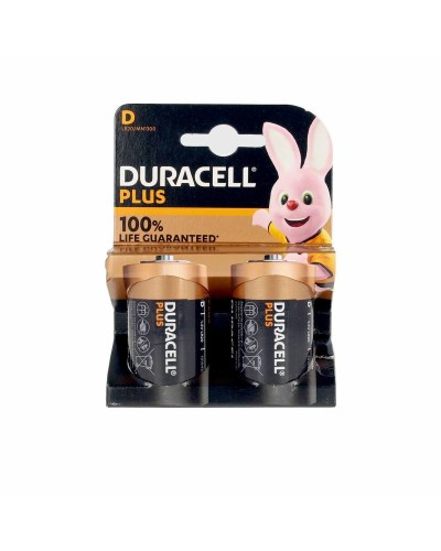 Pilas Alcalinas LR20 DURACELL Plus Power (2 uds)
