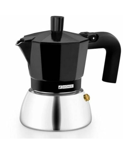 Italienische Kaffeemaschine Monix INOX BLACK 9T Schwarz 470 ml