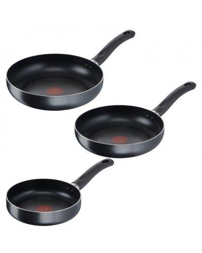 Stekpanna Tefal EASY COOK 3UDS Vit Aluminium Ø 24 cm Ø 20 cm Ø 26 cm 3 Delar (Renoverade C)