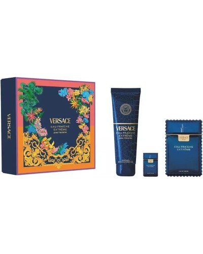 Miesten parfyymisetti Versace EAU FRAÎCHE EXTREME 3 Kappaletta