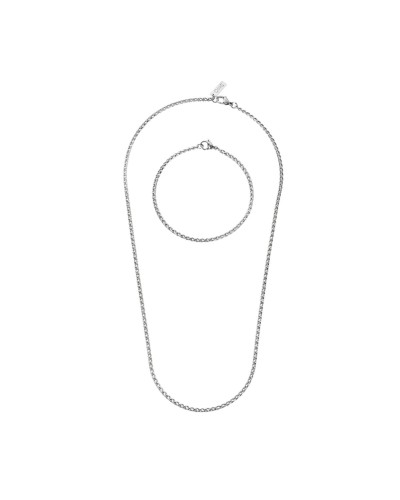 Set met ketting en armband One Jewels OAMN4102SS Zilverkleurig