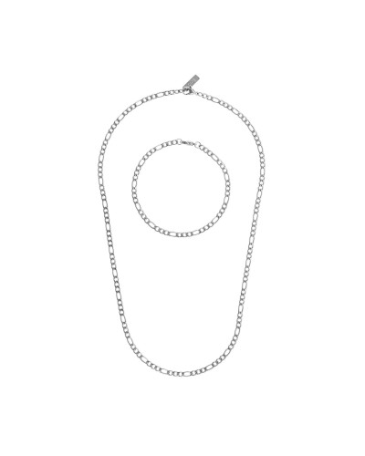 Set aus Halskette und Armband One Jewels OAMN4203SS Silberfarben