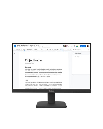 Monitor Lenovo 64CBKAT6EU Full HD 21,5"