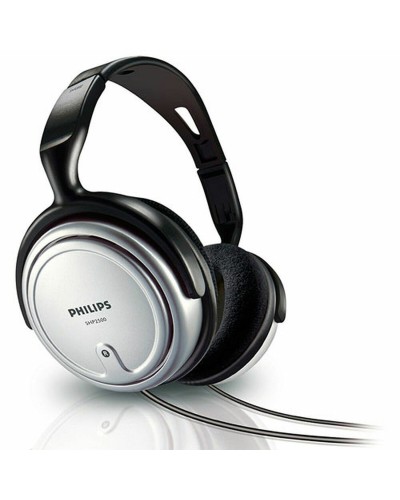 Auricolari con Microfono Philips SHP2500/37 Nero Grigio Con cavo