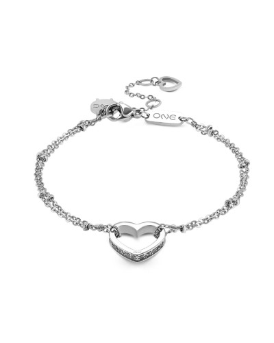 Damenarmreif One Jewels OJBA26G Silberfarben