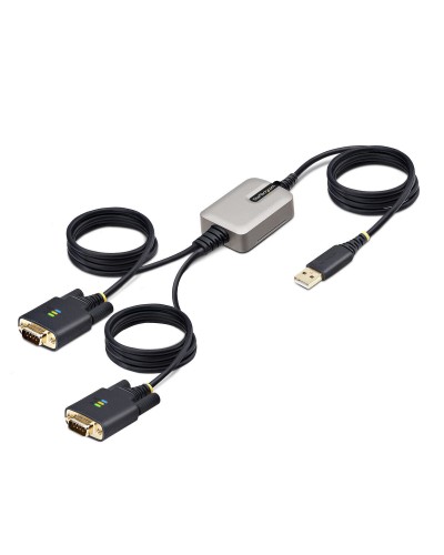 USB-Kaapeli Startech 2P6FFC-USB-SERIAL Musta Harmaa