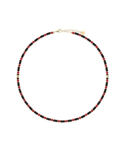 Men's Necklace LIU JO MLJ675 Black Red