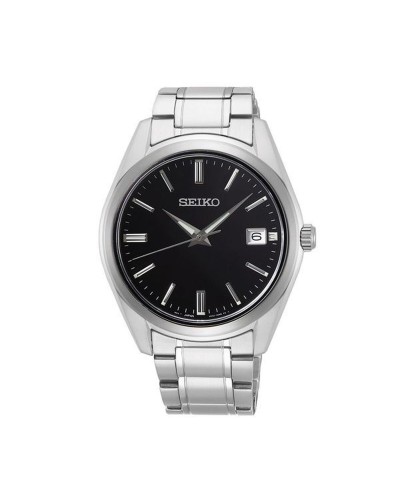 Men's Watch Seiko SUR311P1 Black Silver (Ø 40 mm)