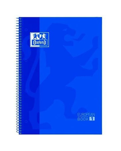 Notizbuch Oxford European Book Marineblau A4 5 Stücke
