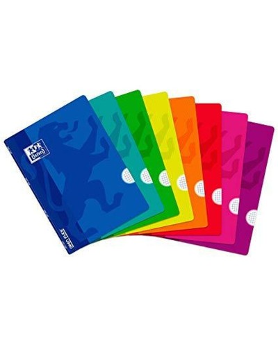 Notizbuch Oxford OPENFLEX Bunt A4 48 Blatt Heftklammern 10 Stück (10 Stücke)