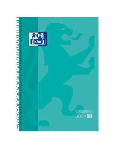 Cahier Oxford European Book Mint Vert A4 5 Pièces