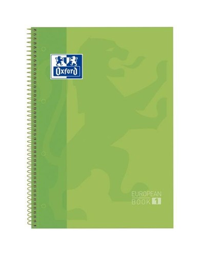 Cahier Oxford European Book Apple Vert A4 5 Pièces