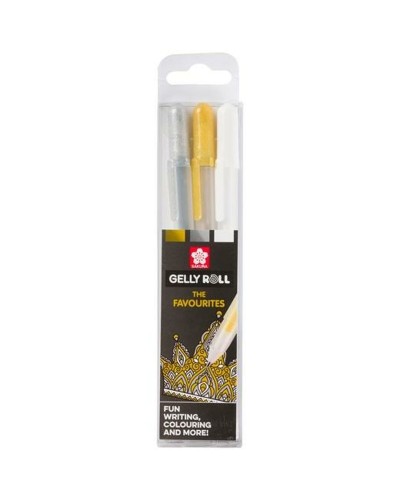 Penna gel Talens POXPGBMIX3A Bianco (3 Unità) (Ricondizionati A+)