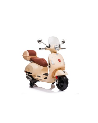 Lasten sähköinen skootteri RunRunToys Vespa Ruskea 12V