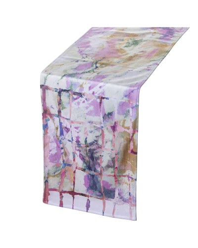 Pöytäjuoksija Alexandra House Living Monivärinen Teksiili 180 x 30 cm Sametti