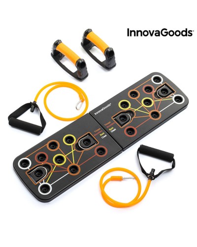 Push-Up Board met Weerstandsbanden en Trainingsgids Pulsher InnovaGoods Rubber (Refurbished A)