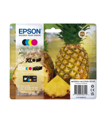 Cartucce Ink Ananas 604 XL 4-Colori