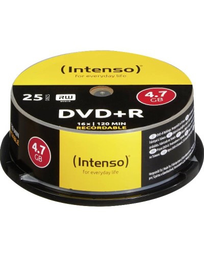 DVD+R 4.7 GB - 16X - SPINDLE 25 PZ.