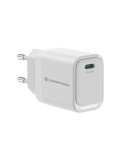 Caricabatterie PD USB-C GaN da 45W a 1 porta, PPS, PD 3.0