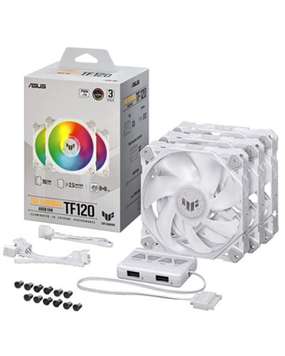 TUF GAMING TF120 ARGB WHITE 3IN1