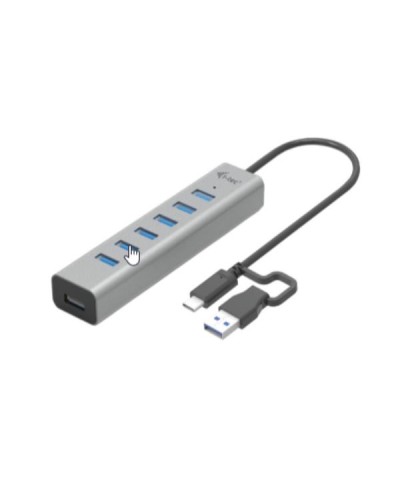 HUB USB - Usb-A / Usb-C - a 7 Porte USB A 3.2 Gen 1 (BC 1.2 fino a 7,5 per porta)