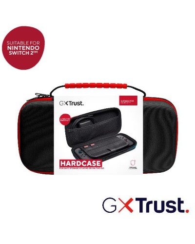 CUSTODIA RIGIDA PER NINTENDO SWITCH 2 - TRUST GAMING GXT 1248 - NERO