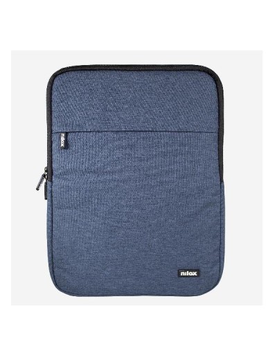 NILOX TECH - Custodia sleeve per Notebook fino a 13.3", imbottita, anti shock, cerniera in metallo, 2 ampi scomparti