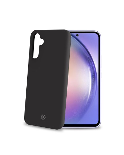 CROMO - Cover in morbido TPU con finitura soft touch colore nero compatibile con Samsung Galaxy A54 5G/ Galaxy A54 5G Enterpris