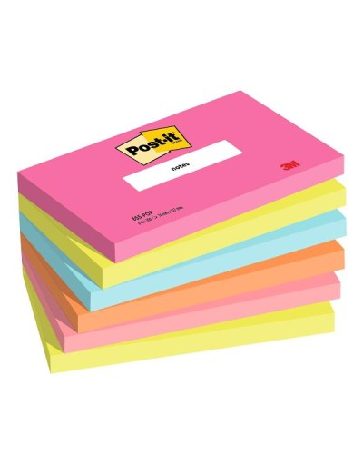 Post-it Poptimistic 76x127mm 6x90 Sheets Assorted Colors