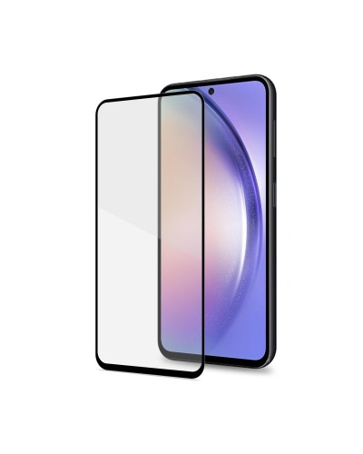 FULLGLASS - Vetro 9H con bordo colorato nero compatibile con Samsung Galaxy A54 5G/ Galaxy A54 5G Enterprise Edition/ Galaxy S2