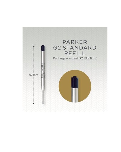 Parker - Quinkflow ricariche per penne a sfera punta media  inchiostro