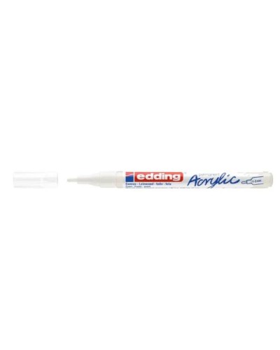 CF10 White Fine Tip Acrylic Marker
