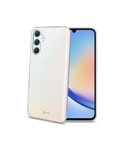 GELSKIN - Cover morbida trasparente in TPU compatibile con Samsung Galaxy A34 5G/ Galaxy A34 5G Enterprise Edition