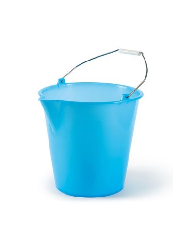 Polyethylene Bucket with Spout 12Lt Light Blue