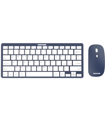 PANTONE - Kit Tastiera wireless colorata con Mouse wireless colorato incluso [IT COLLECTION]