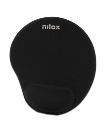 NILOX TECH - Tappetino per mouse ergonomico, base anti scivolo, poggia polsi in gel, scorrimento fluido e preciso